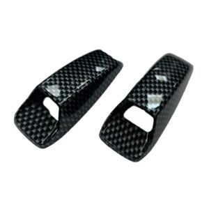 carbon fibre effect washer jet covers