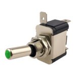 green illuminated toggle switch