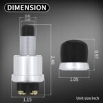 push switch dimensions