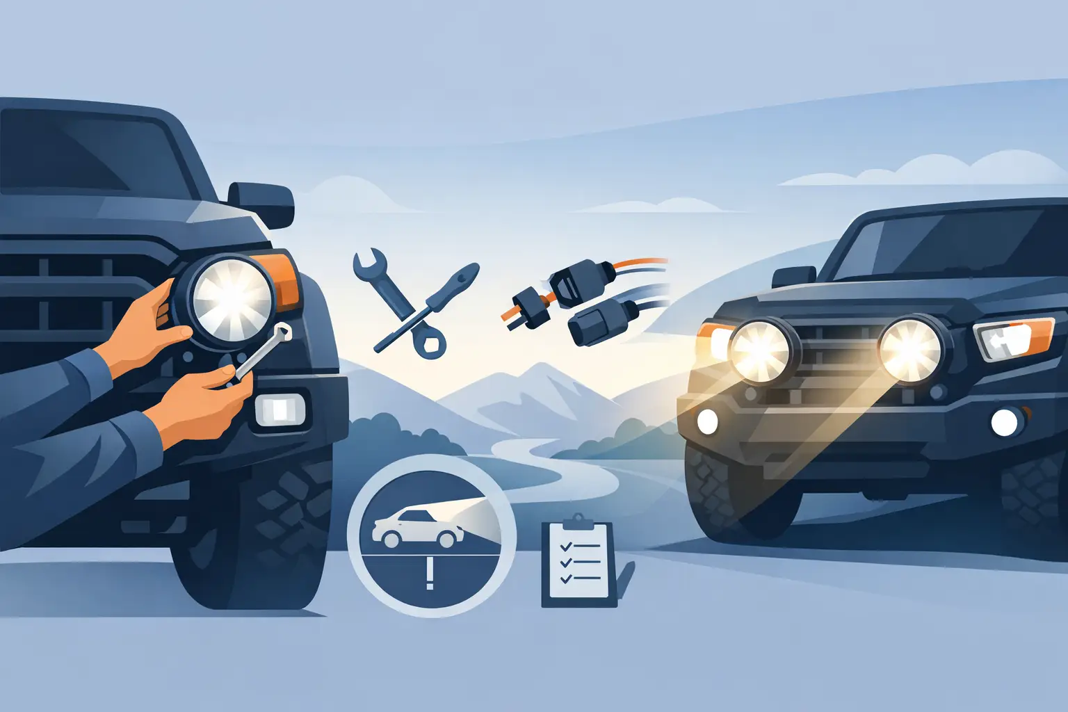 How to Install Driving Lights Properly