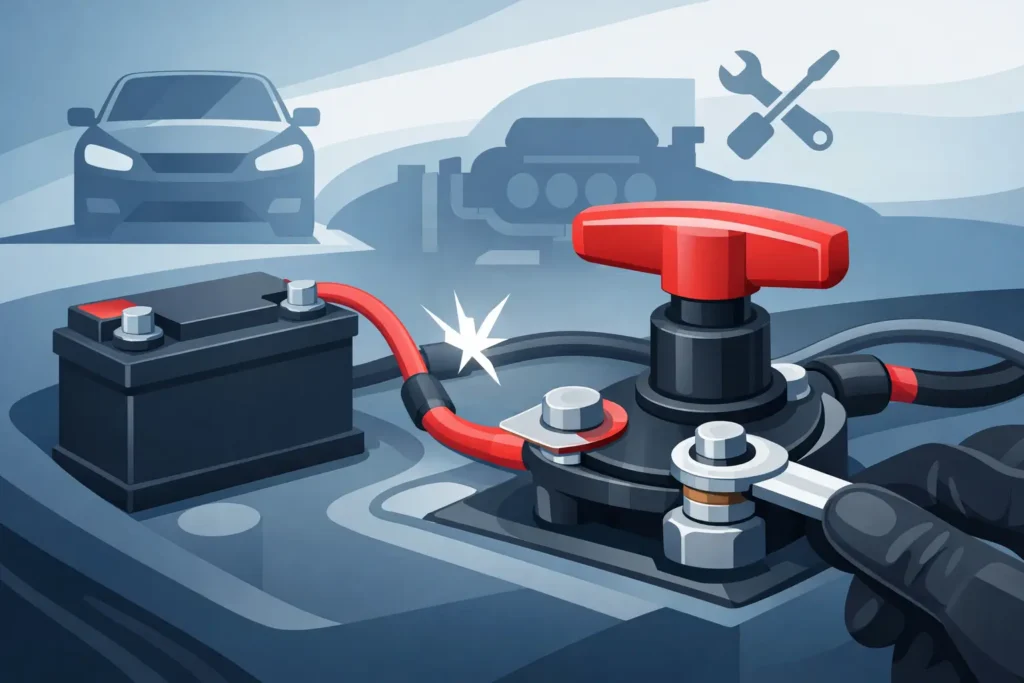 Installing Battery Master Disconnect Switch