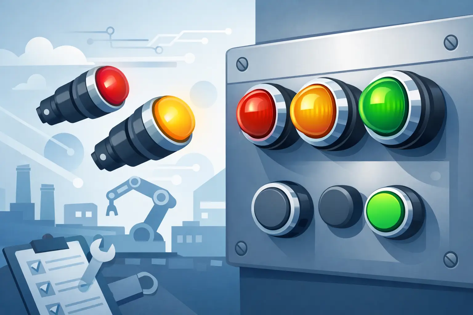 Choosing an Industrial Panel Mount Indicator Light
