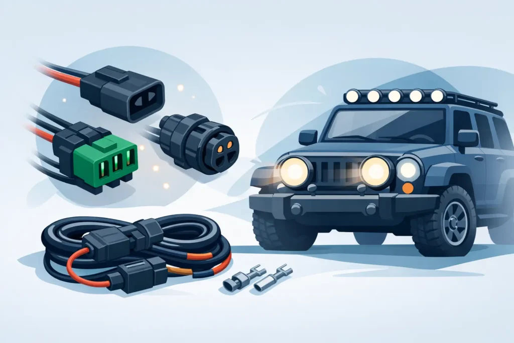 Choosing Car Auxiliary Light Connectors