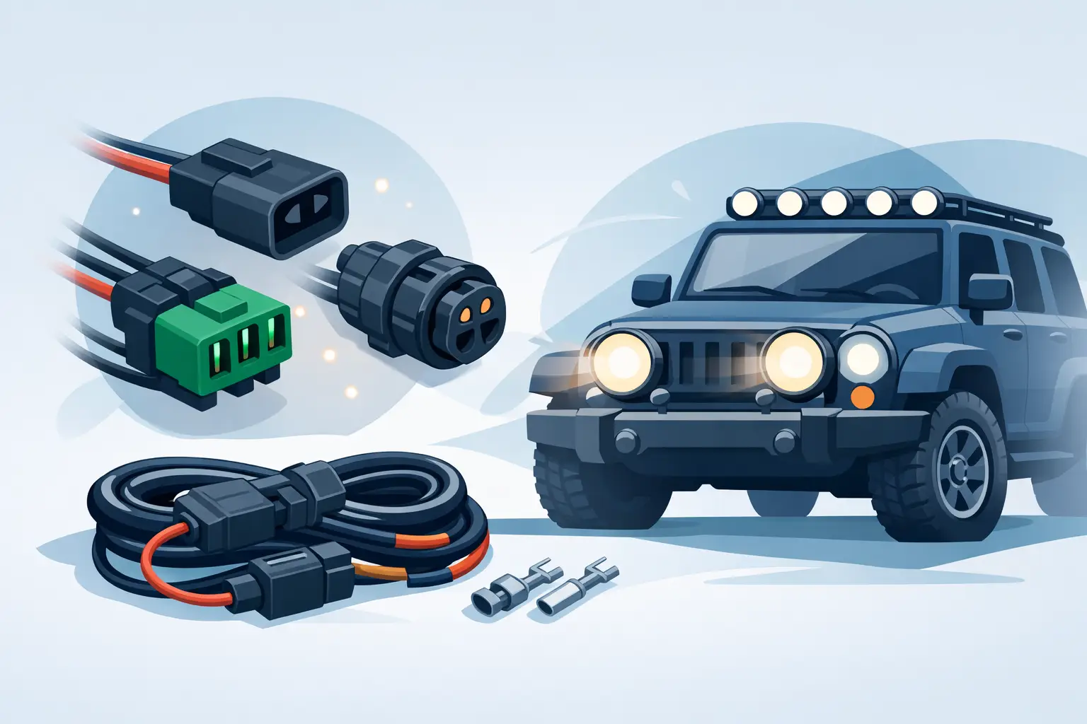 Choosing Car Auxiliary Light Connectors