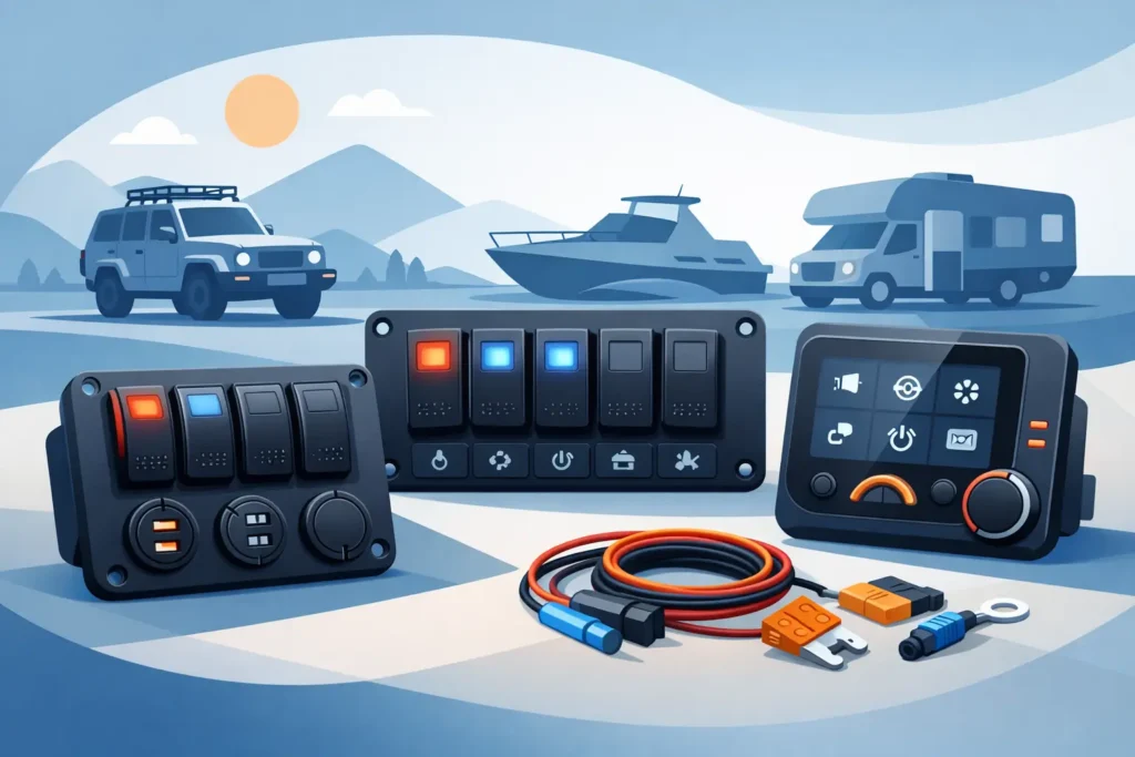 How to Choose Switch Panels for 12V Vehicles