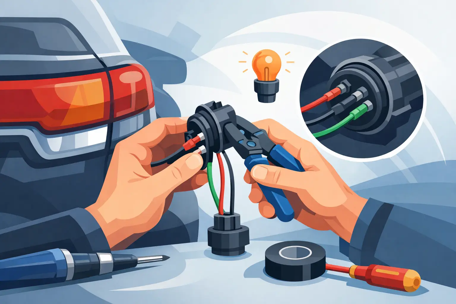 How to Wire a Car Light Socket Safely