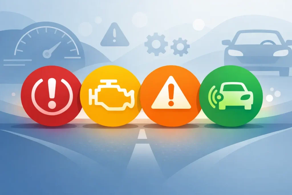 Vehicle Warning Lights: What Each Colour Means