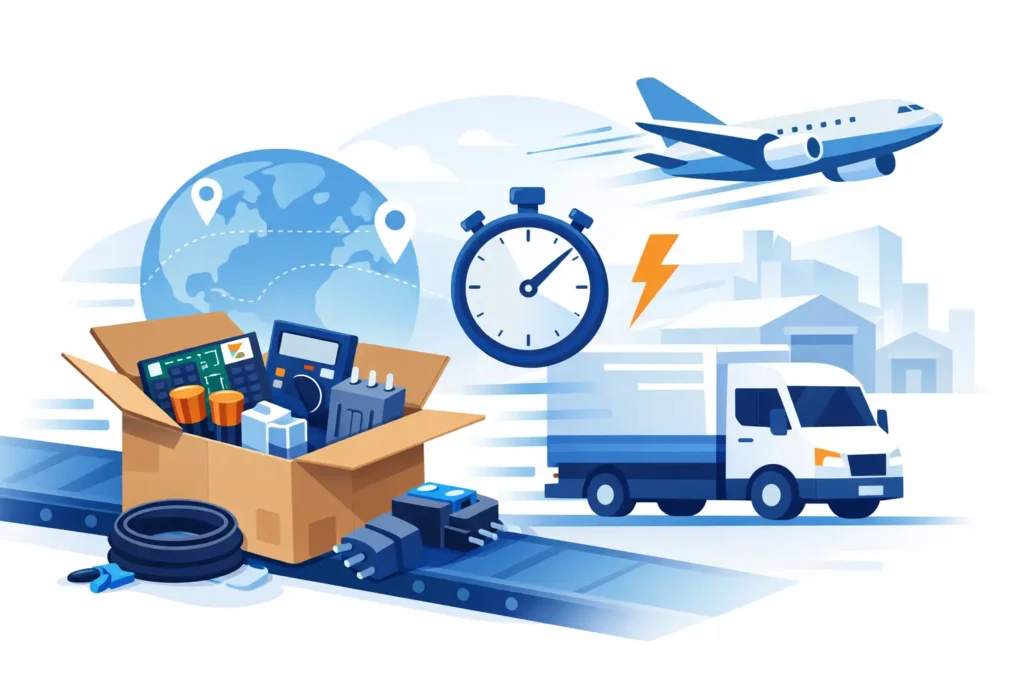 Fast Dispatch Electrical Components When Time Matters