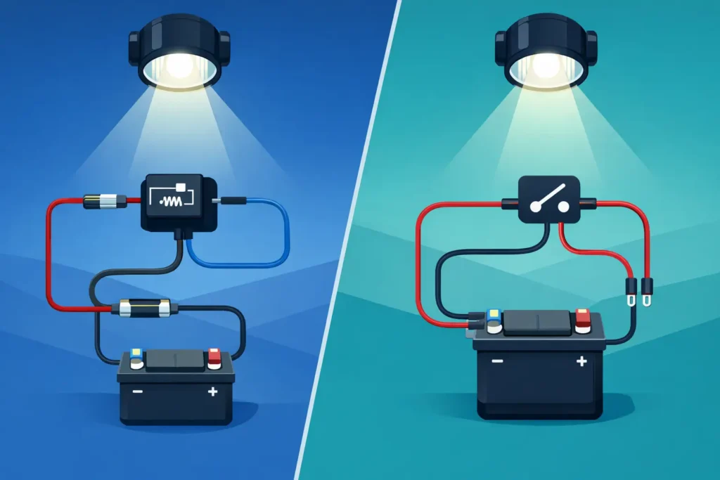 Spotlight Relay vs Direct: Which Wiring Is Right?