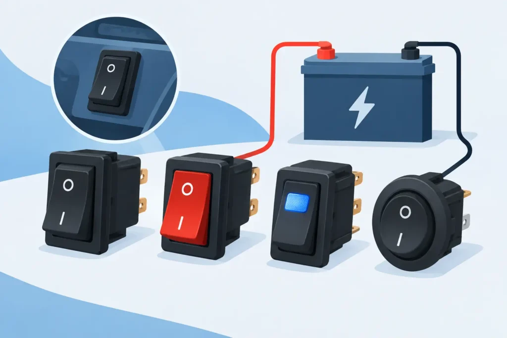 Choosing Rocker Switches for 12V Circuits